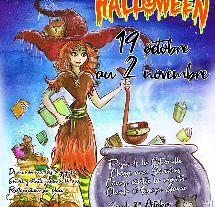 Le village du livre fête Halloween du 19 octobre au 2 novembre 2019
